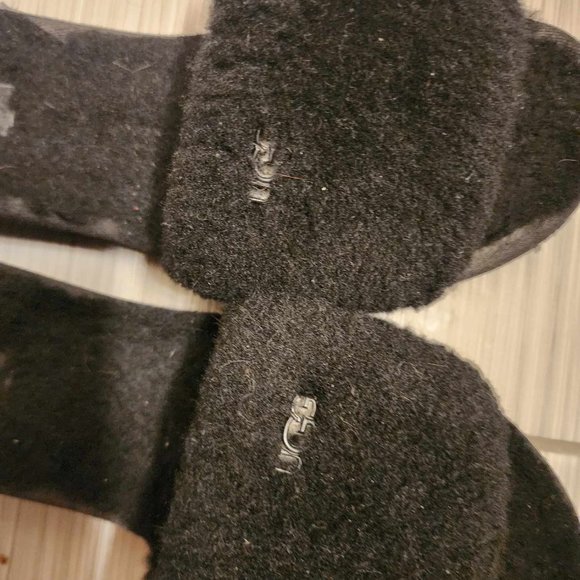 UGG Cozette Slide Slipper Sheepskin Fuzzy SIZE 8 - Picture 4 of 7